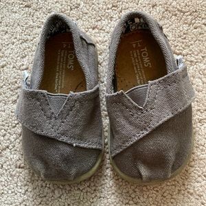 Toms Canvas Velcro Shoes Baby/Toddler 4